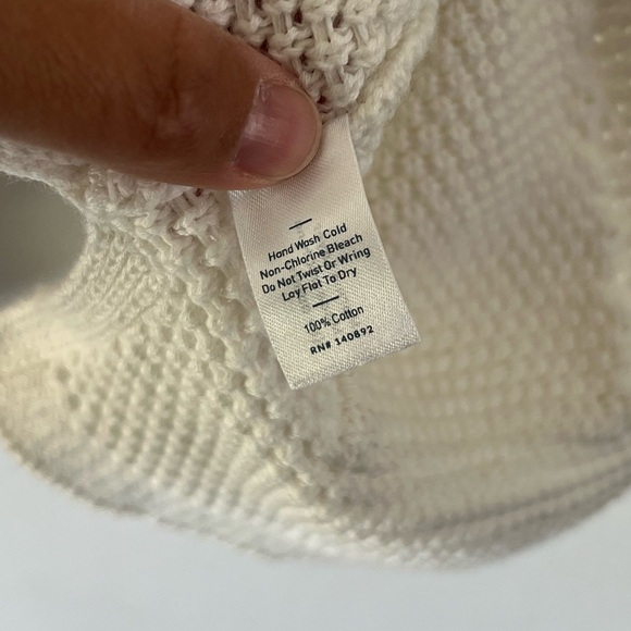 Marine Layer Catalina Open Front Knit Cardigan In Milk Size XS - Picture 11 of 11